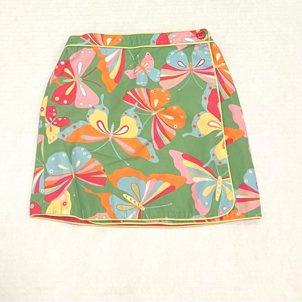 Preppy Butterfly wrap skirt-like new